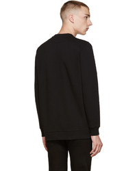 Pull à col rond imprimé noir Givenchy