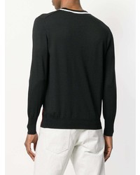 Pull à col rond imprimé noir Kenzo