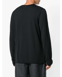 Pull à col rond imprimé noir Comme Des Garcons SHIRT