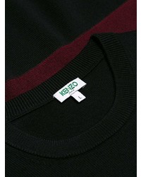 Pull à col rond imprimé noir Kenzo