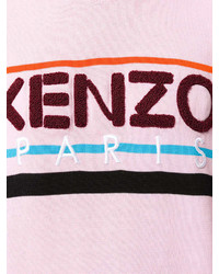 Pull à col rond imprimé rose Kenzo