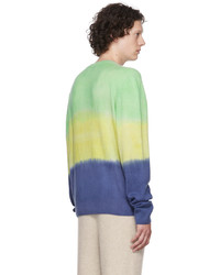 Pull à col rond imprimé tie-dye multicolore The Elder Statesman