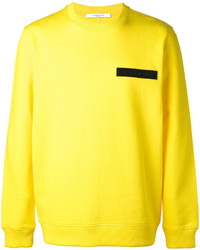 Pull à col rond jaune Givenchy