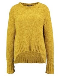 Pull à col rond jaune mbyM