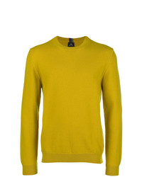 Pull à col rond jaune Ps By Paul Smith