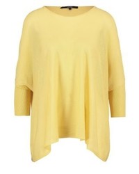 Pull à col rond jaune someday.