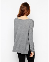 Pull à col rond marron clair Asos