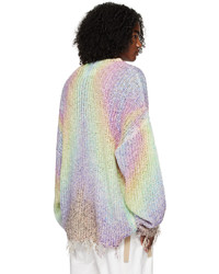 Pull à col rond multicolore A. A. Spectrum