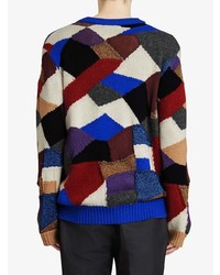 Pull à col rond multicolore Burberry