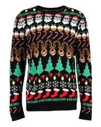 Pull à col rond multicolore YOURTURN
