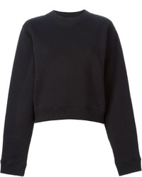 Pull à col rond noir Acne Studios