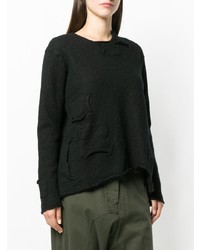 Pull à col rond noir Rundholz Black Label