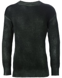 Pull à col rond noir Avant Toi