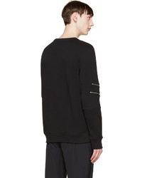 Pull à col rond noir Tim Coppens