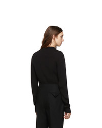 Pull à col rond noir Bottega Veneta