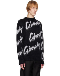 Pull à col rond noir Givenchy