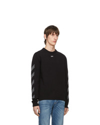 Pull à col rond noir Off-White