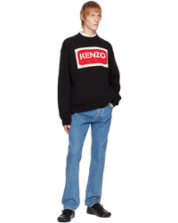 Pull à col rond noir Kenzo