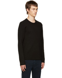 Pull à col rond noir Acne Studios