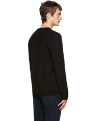 Pull à col rond noir Acne Studios