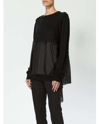 Pull à col rond noir Preen by Thornton Bregazzi