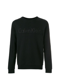 Pull à col rond noir Calvin Klein Jeans