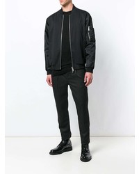 Pull à col rond noir Rick Owens