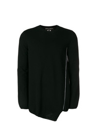 Pull à col rond noir Comme Des Garcons Homme Plus