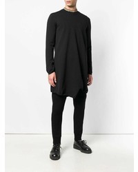 Pull à col rond noir Comme Des Garcons Homme Plus