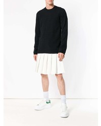 Pull à col rond noir Comme Des Garcons Homme Plus