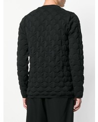 Pull à col rond noir Comme Des Garcons Homme Plus