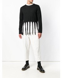 Pull à col rond noir Comme Des Garcons SHIRT