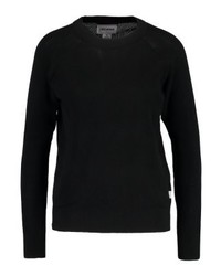 Pull à col rond noir Converse