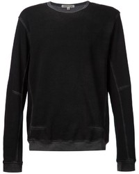 Pull à col rond noir Cotton Citizen