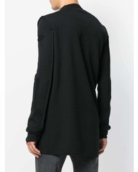 Pull à col rond noir Rick Owens