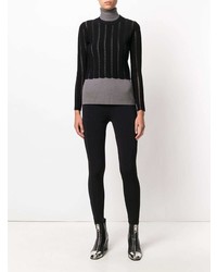 Pull à col rond noir Proenza Schouler