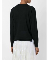 Pull à col rond noir Simone Rocha