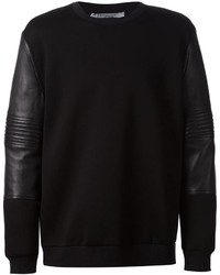 Pull à col rond noir Givenchy