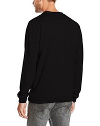 Pull à col rond noir Jack & Jones