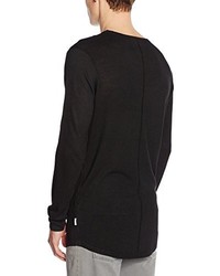 Pull à col rond noir Jack & Jones