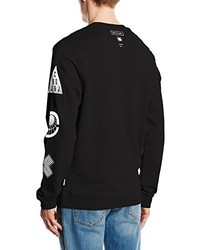 Pull à col rond noir Jack & Jones