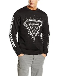 Pull à col rond noir Jack & Jones