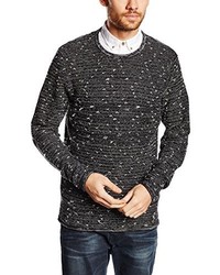 Pull à col rond noir Jack & Jones