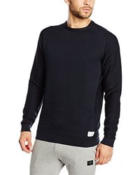 Pull à col rond noir Jack & Jones