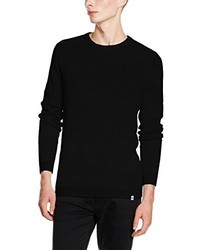 Pull à col rond noir Jack & Jones