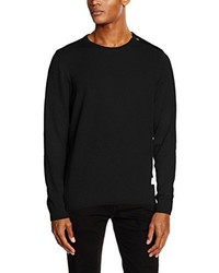 Pull à col rond noir Jack & Jones