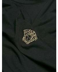 Pull à col rond noir Versace