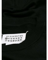 Pull à col rond noir Maison Margiela