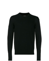 Pull à col rond noir Maison Margiela