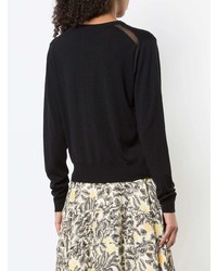 Pull à col rond noir Proenza Schouler